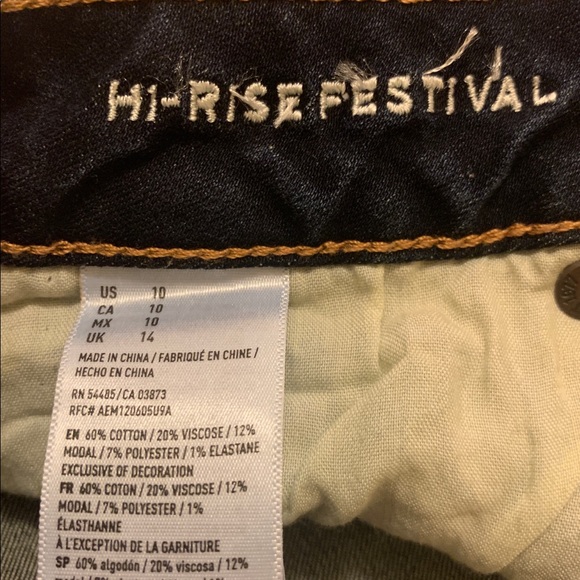 American Eagle high rise festival shorts - Picture 3 of 3